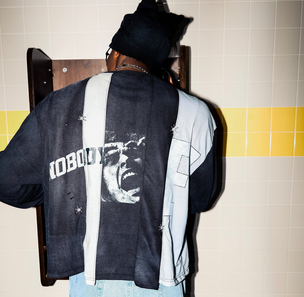 Fragmented long sleeve