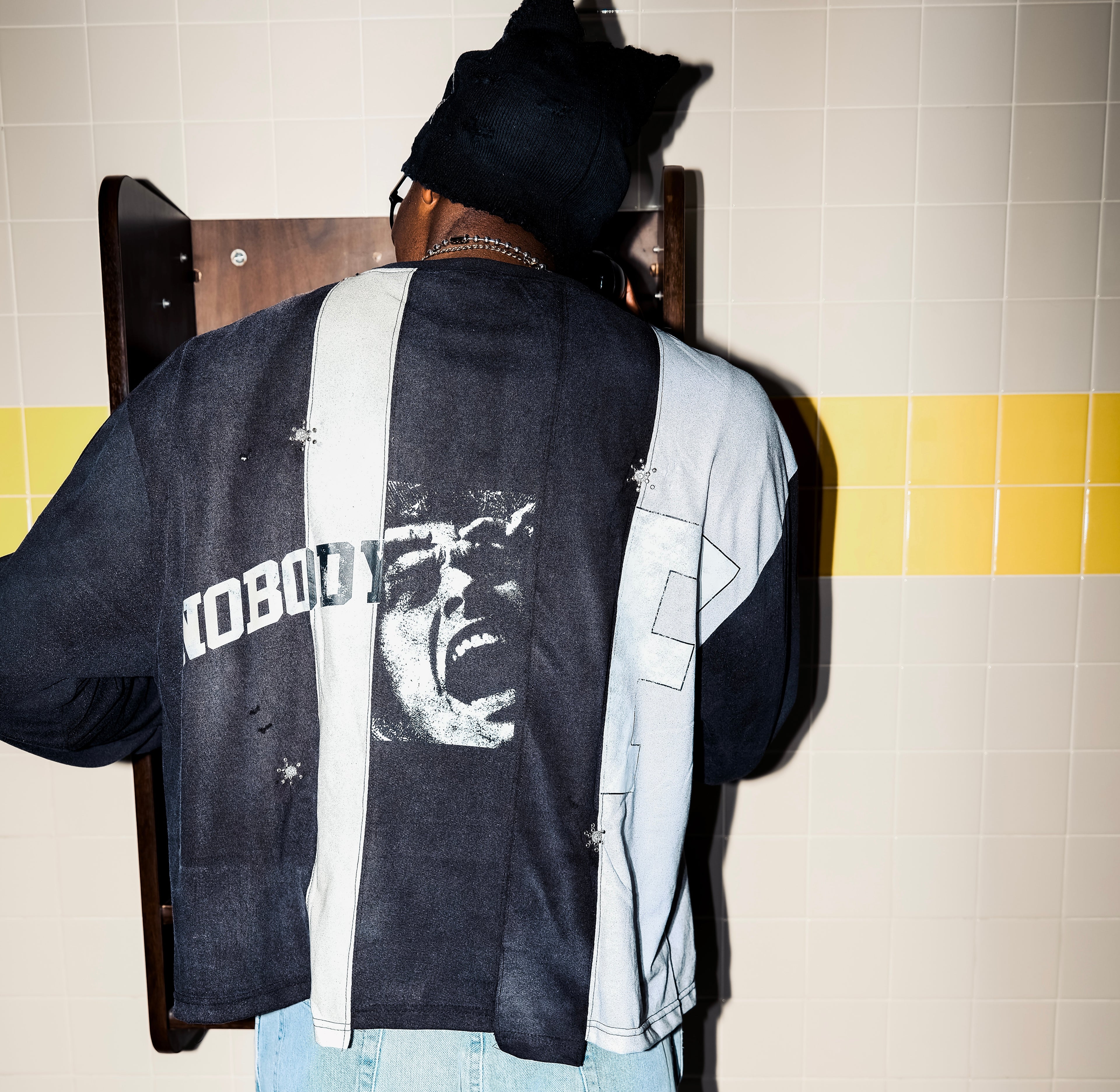Fragmented long sleeve