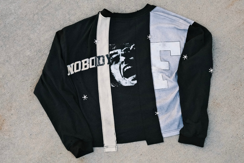 Fragmented long sleeve