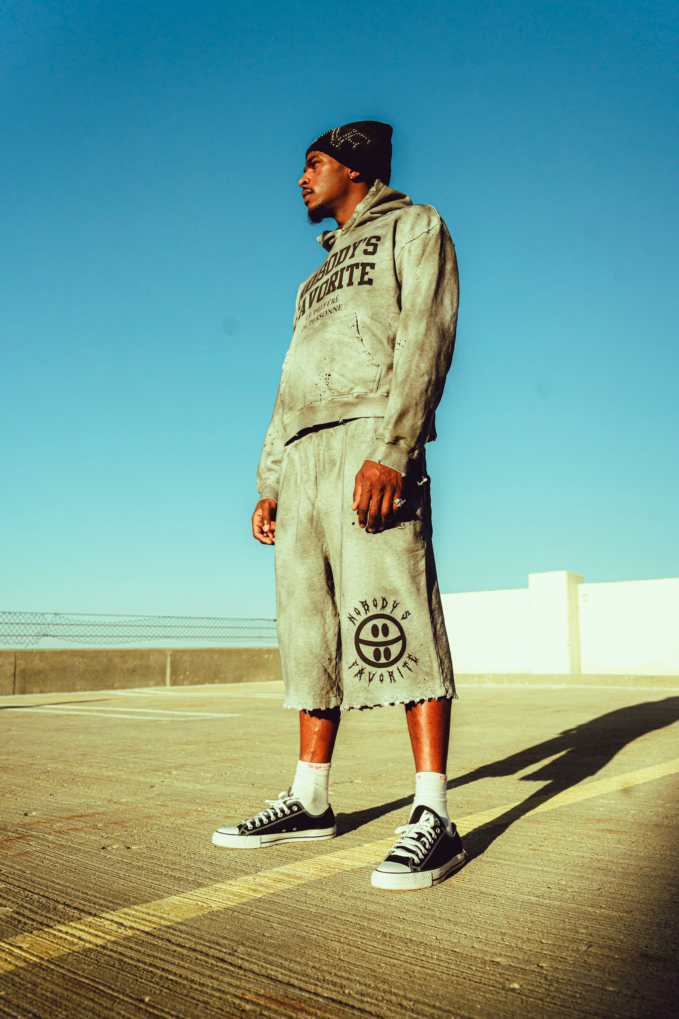 Concrete Jungle 3/4 shorts