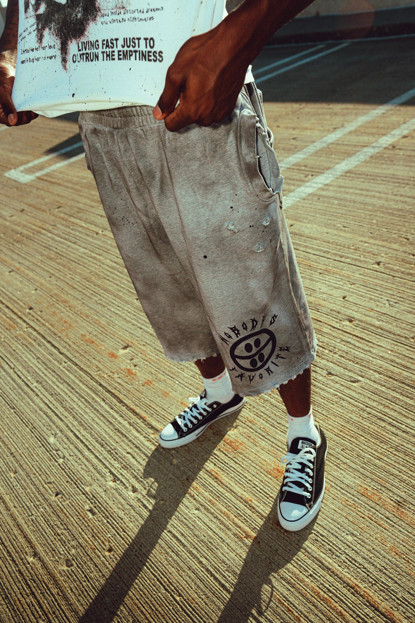 Concrete Jungle 3/4 shorts