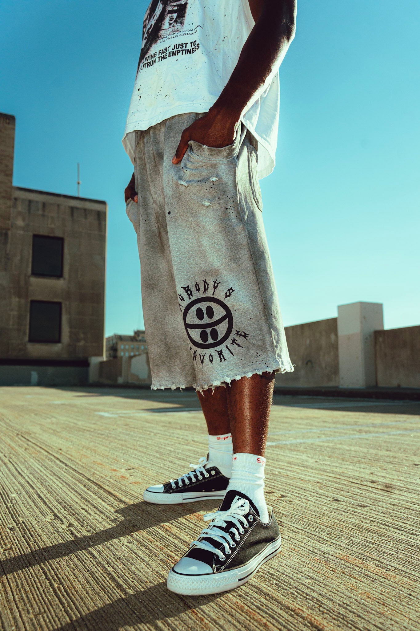 Concrete Jungle 3/4 shorts